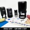 Ninja Weapon Sai Self-Inking Rubber Stamp for Stamping Crafting Planners